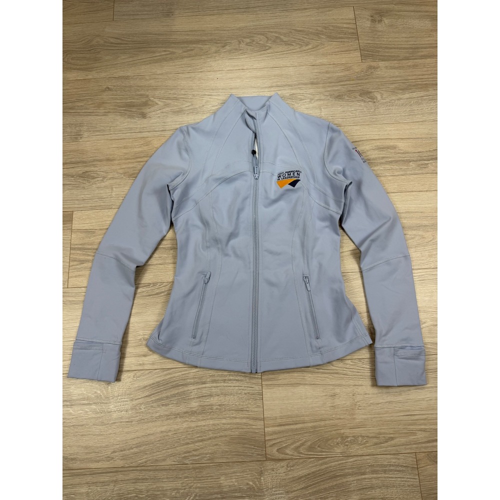 Lululemon Define Jacket Blue Luon First American Women in Leadership Size 10